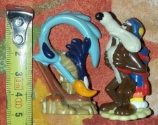 2 figurines Bip bip + Coyote -