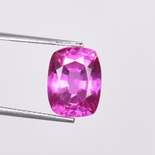 Saphir rose de Ceylan certifié 7,50 ct. Pierre précieuse en vrac en forme de ...