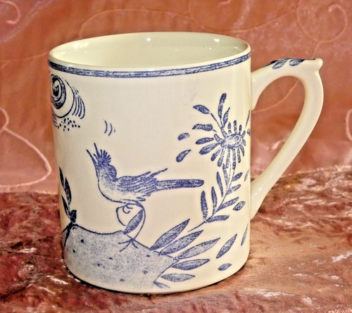 Gien oiseau bleu impeccable - bleu,