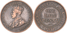 Australie - 1911 - Half Penny