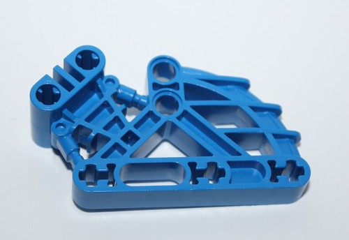 Lego blue bionicle bohrok rib - blue,