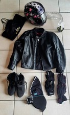 Lot équipement moto Femme T36 ou S Blouson FURYGAN, Casque SCORPION