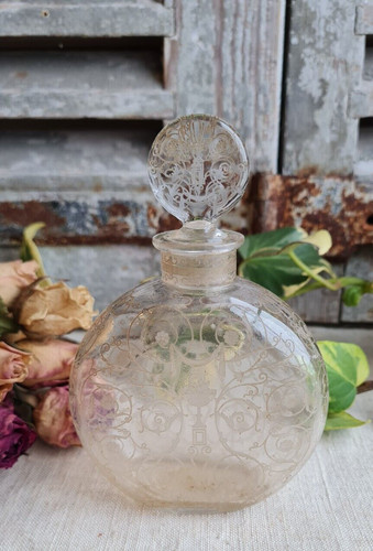 Ancien parfum flacon baccarat - flacon,