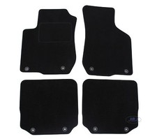 Tapis De Sol Velours Sur Mesure Pour Audi A3 8L 1996-2006 4-Pcs Fixation Ronde