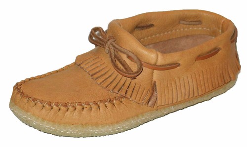 Mocassin indien huron femme - mocassin,