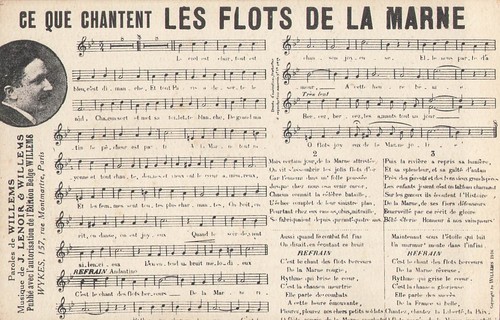 Lot cartes postales chansons - lot,