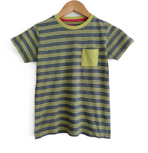 Shirt jaune gris - shirt, à