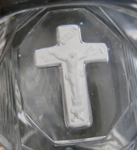 Christ croix rare verre - christ,
