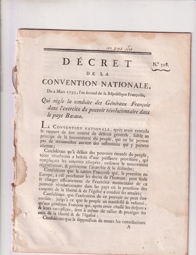 Mars 1793 décret annexe - décret,