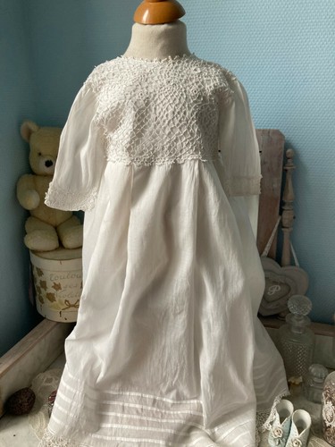 Ancienne robe baptême - robe,