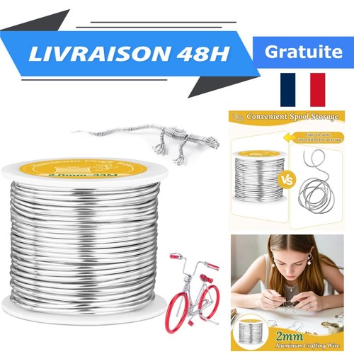 Fil fer aluminium 2mm - fil,