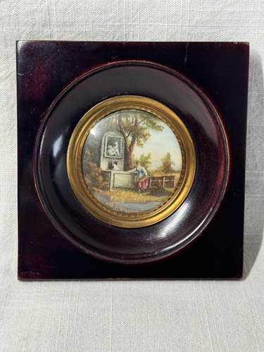 Ancienne miniature peinte
