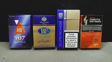 Lot de 4 paquets de cigarettes