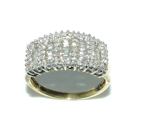 Bague diamant taillée - bague,