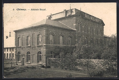 Cpa chimay athénée - athénée, royal