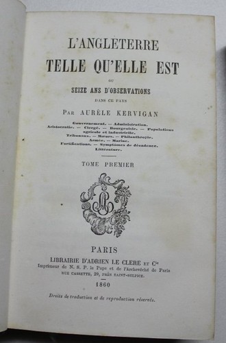 Aurèle kervigan angleterre - aurèle, l'angleterre