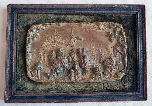 Ancien tableau plaque - tableau,