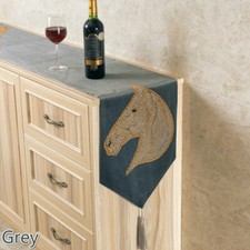 Velours Table Chemin Lit