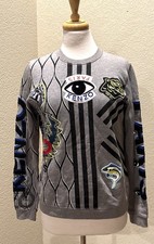 Kenzo Paris Gray Embroidered