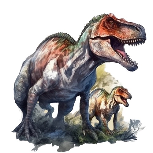 Autocollants dinosaures - x,