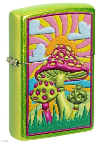 Zippo mushroom design - zippo,