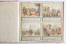 Ancien album d'images (Épinal ?) - Histoire de France - XIXe - Manuscrit