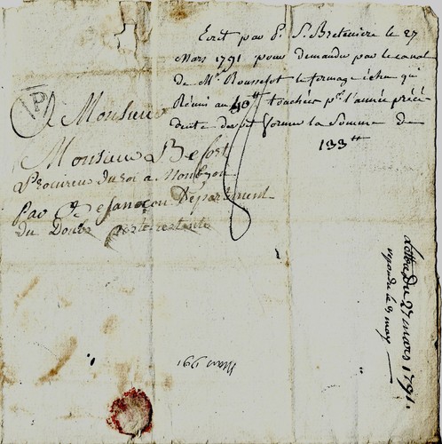 1791 lettre breteniere - 1791,