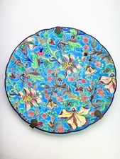 Assiette en Céramique émaux de LONGWY époque XIXe