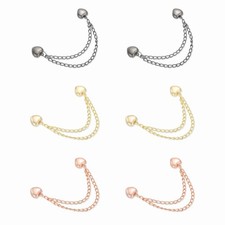6 pinces cœur magnétiques
