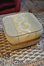 Repose pied / pouf Jacques Leleu Fabriqué en France