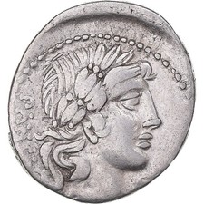 Monnaie, Vibia, Denier, 90 BC