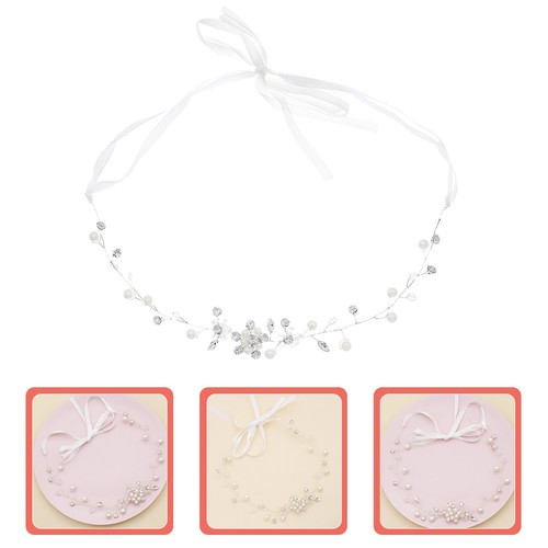 Coiffe perles bandeaux - de,