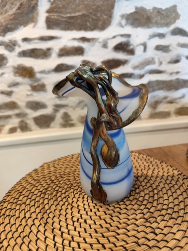Vase verre soufflé style - vase, en