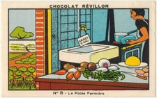 Ancien Chromo  Pub Chocolat