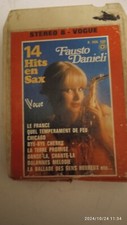 FAUSTO DANIELI 14 HITS EN SAX CASSETTE AUDIO 8 PISTES BANDE 8 TRACKS TAPE