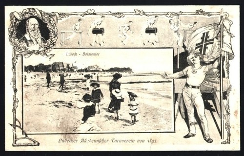 Carte postale lübeck club - postale,