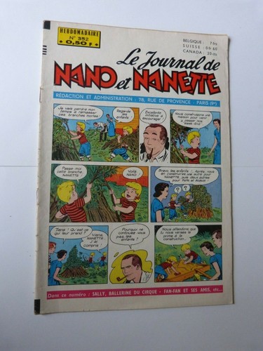 Journal nano et nanette - le,