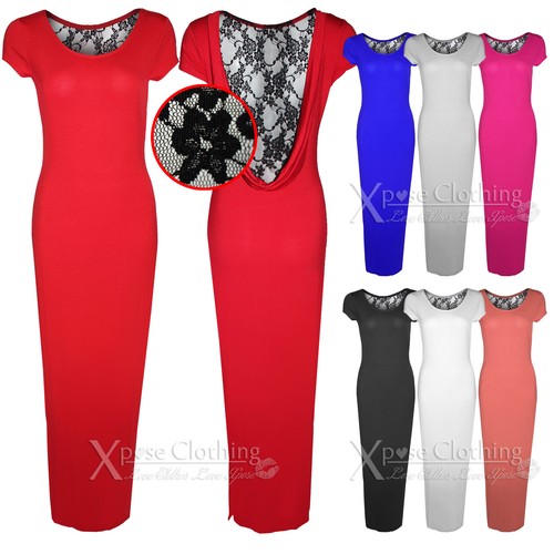 Robes maxi femme noires - robes, en