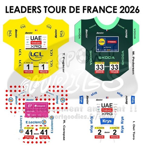 Maillots stickers cyclistes