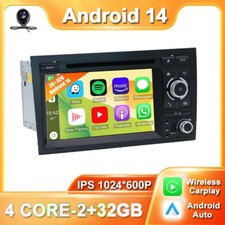 Autoradio pour Audi A4 S4 RS4 B9 B7 EXEO SEAT  Android 14 GPS Navi CD/DVD DAB+