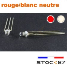 779# LED 3mm bi-couleur rouge