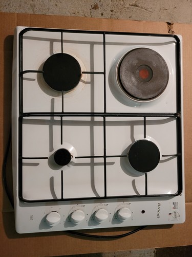Plaque cuisson mixte avec - plaque, de