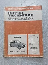 Rta Revue Technique Automobile Étude N275 Honda N360 N600 N600g 1970 