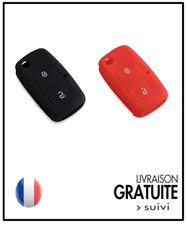 Etui coque housse silicone clé POUR GOLF 4 PASSAT POLO BEETLE  2 BOUTONS