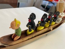 pirogue tintin au congo