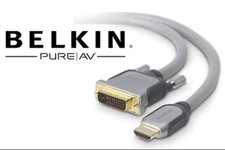 Belkin PureAV Silver Series HDMI Interface-to-DVI Video Cable DVI AV52400B04