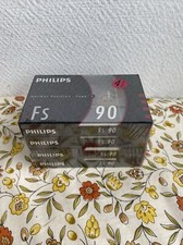 4 Anciennes Cassettes Philips FS 90 Enregistrement Vierge 