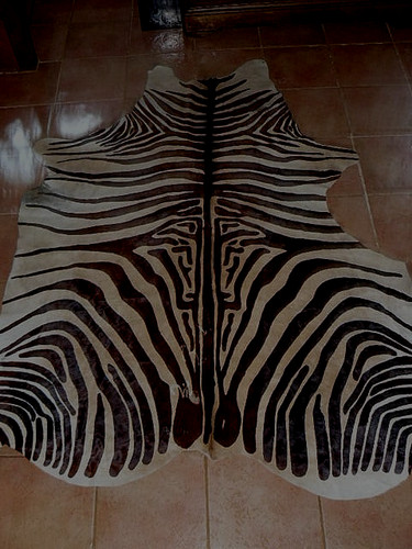 Peau zebre - peau, de