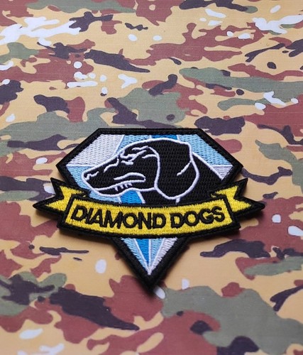 Patch metal gear - gear, diamond