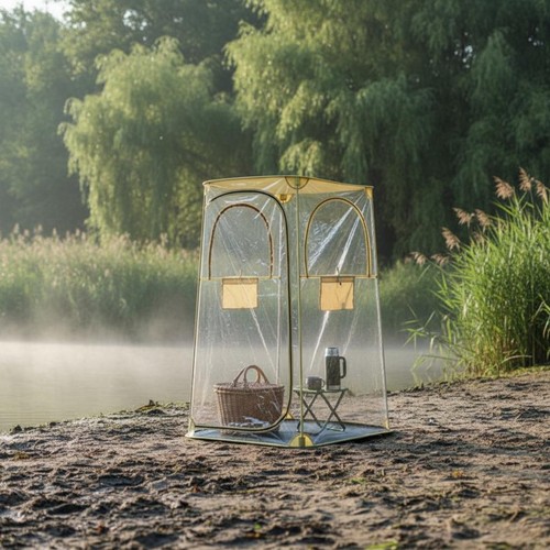 Tente pêche transparente - de,